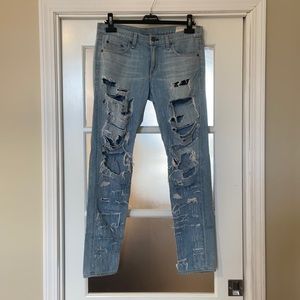 Rag and Bone ripped jeans